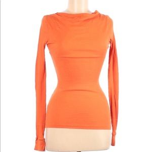 James Perse Women’s Orange long sleeve | 2